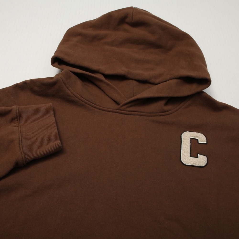 Cuts Clothing Hoodie Mens 2XL XXL Brown Kangaroo Pocket
